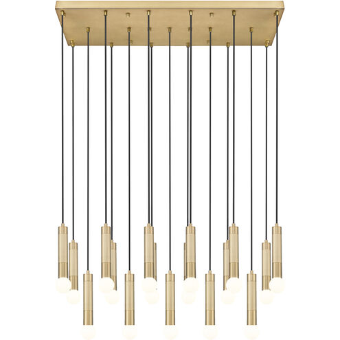Stari Linear Chandelier Ceiling Light in Modern Gold