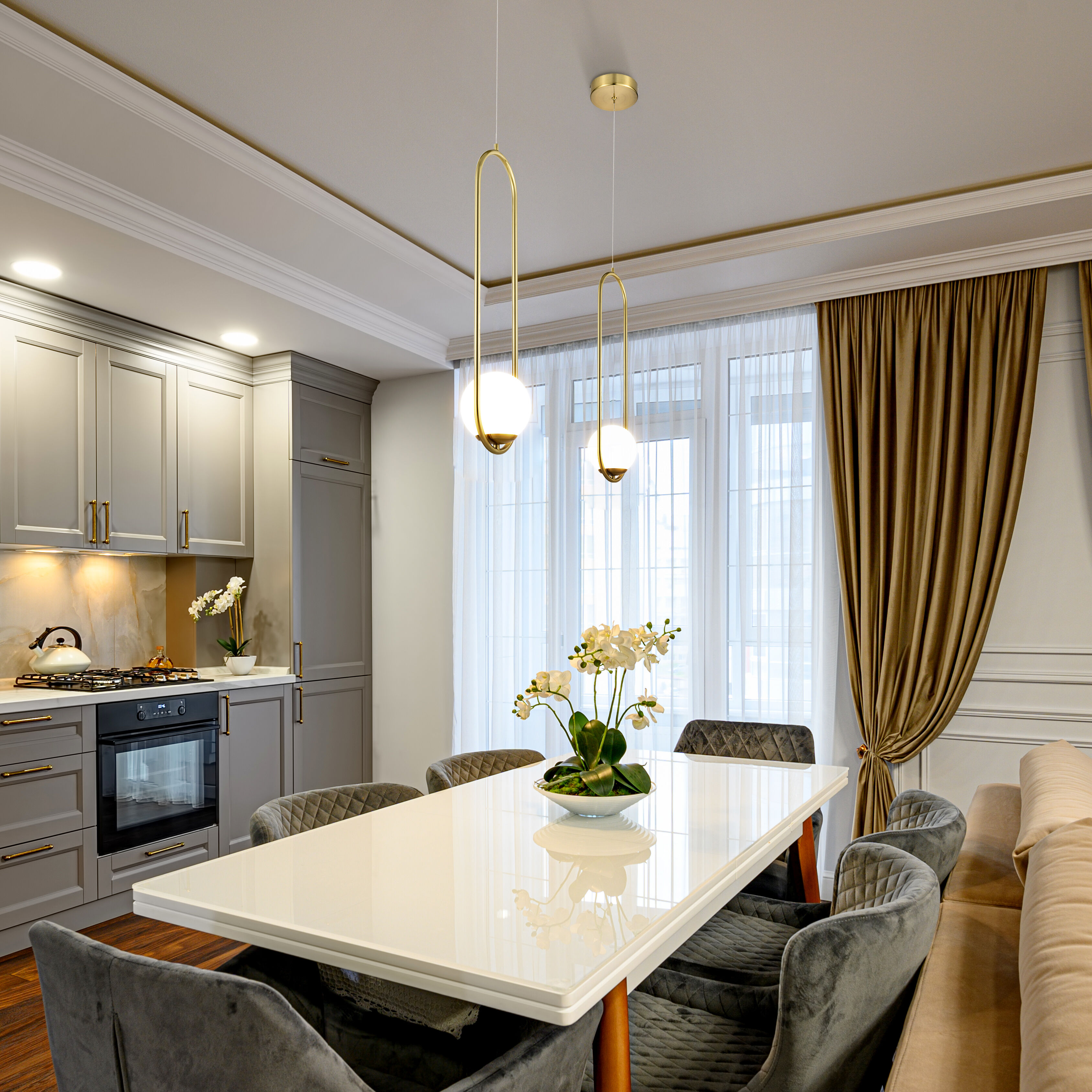 Capri 5.5 inch Antique Brass Pendant Ceiling Light