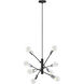 Gradoli 27.95 inch Matte Black Pendant Ceiling Light