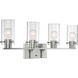 Sommerset 4 Light 30 inch Brushed Nickel Vanity Light Wall Light