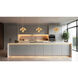 Lumina 5 Light 17 inch Modern Gold Chandelier Ceiling Light