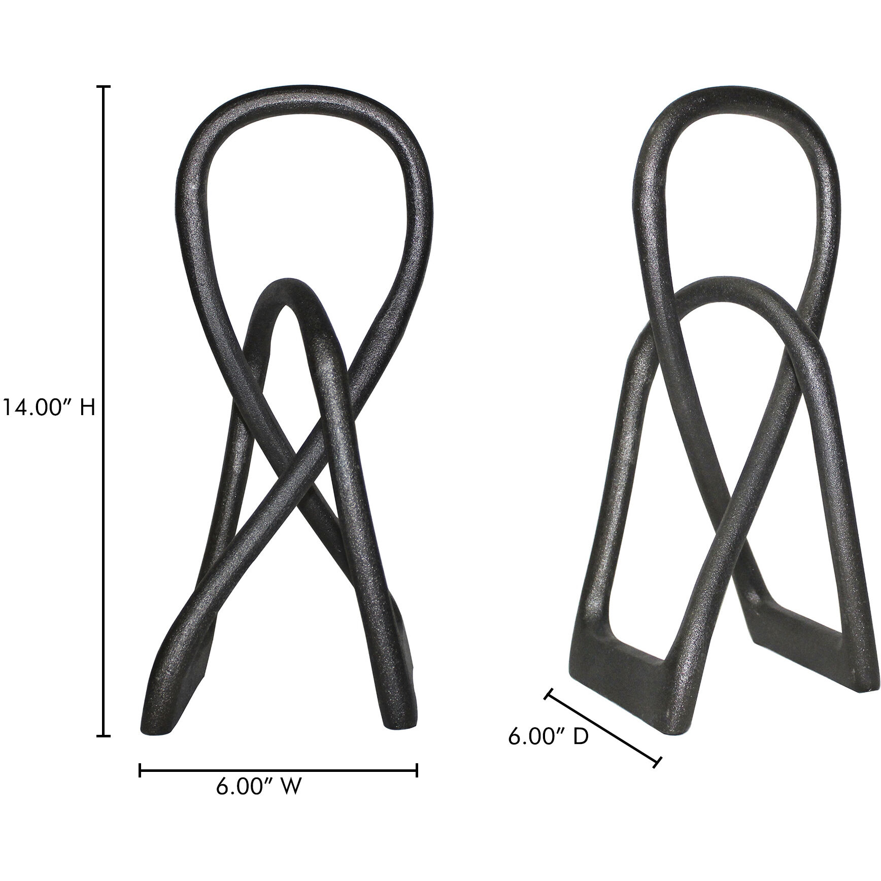 Knot Black Tabletop Décor