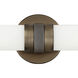 Remi LED 33 inch Champagne Bronze Vanity Light Wall Light, Vertical