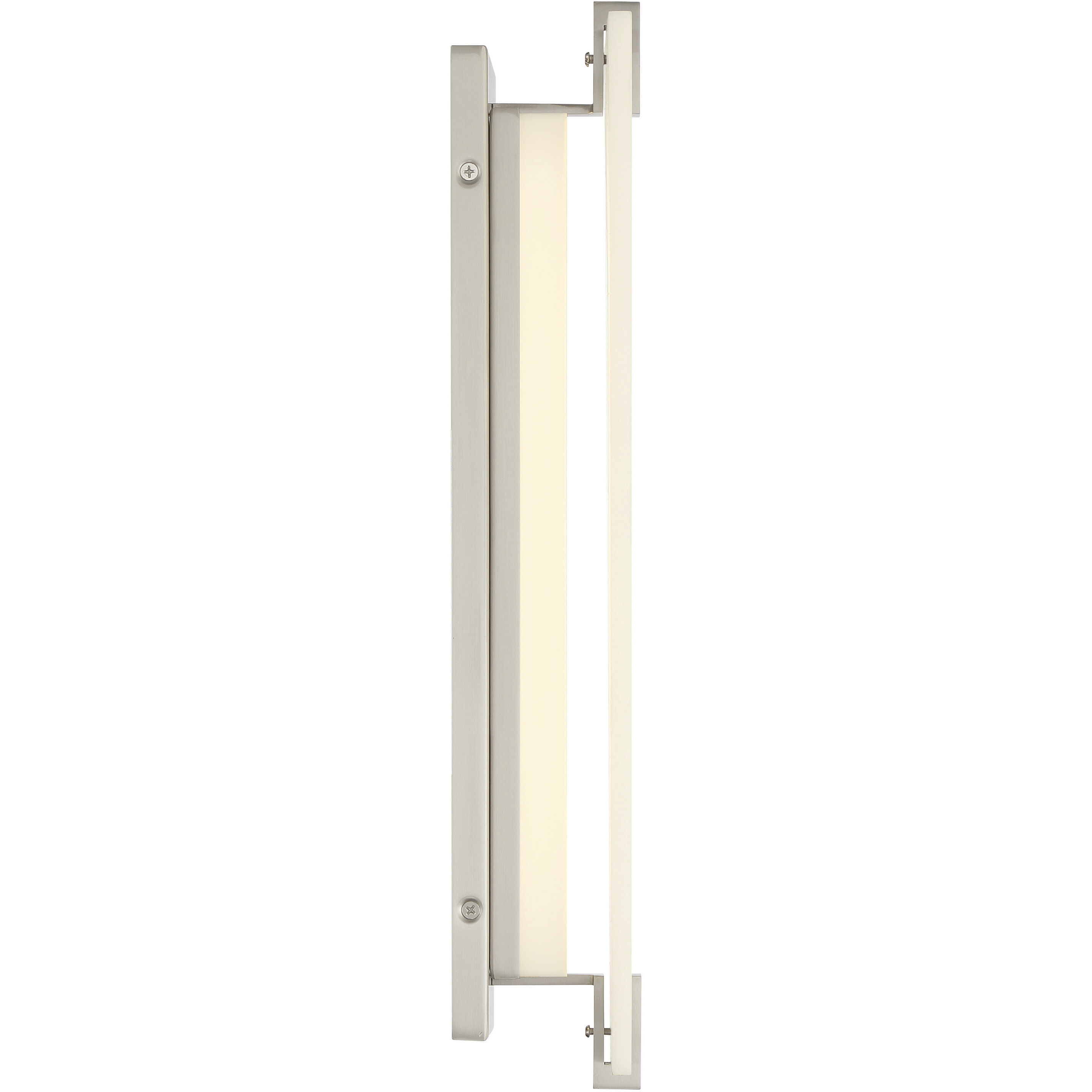 Aizen LED 6 inch Brushed Nickel Wall Sconce Wall Light