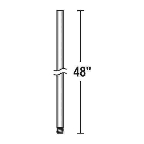 Downrod White Fan Downrod, 48in