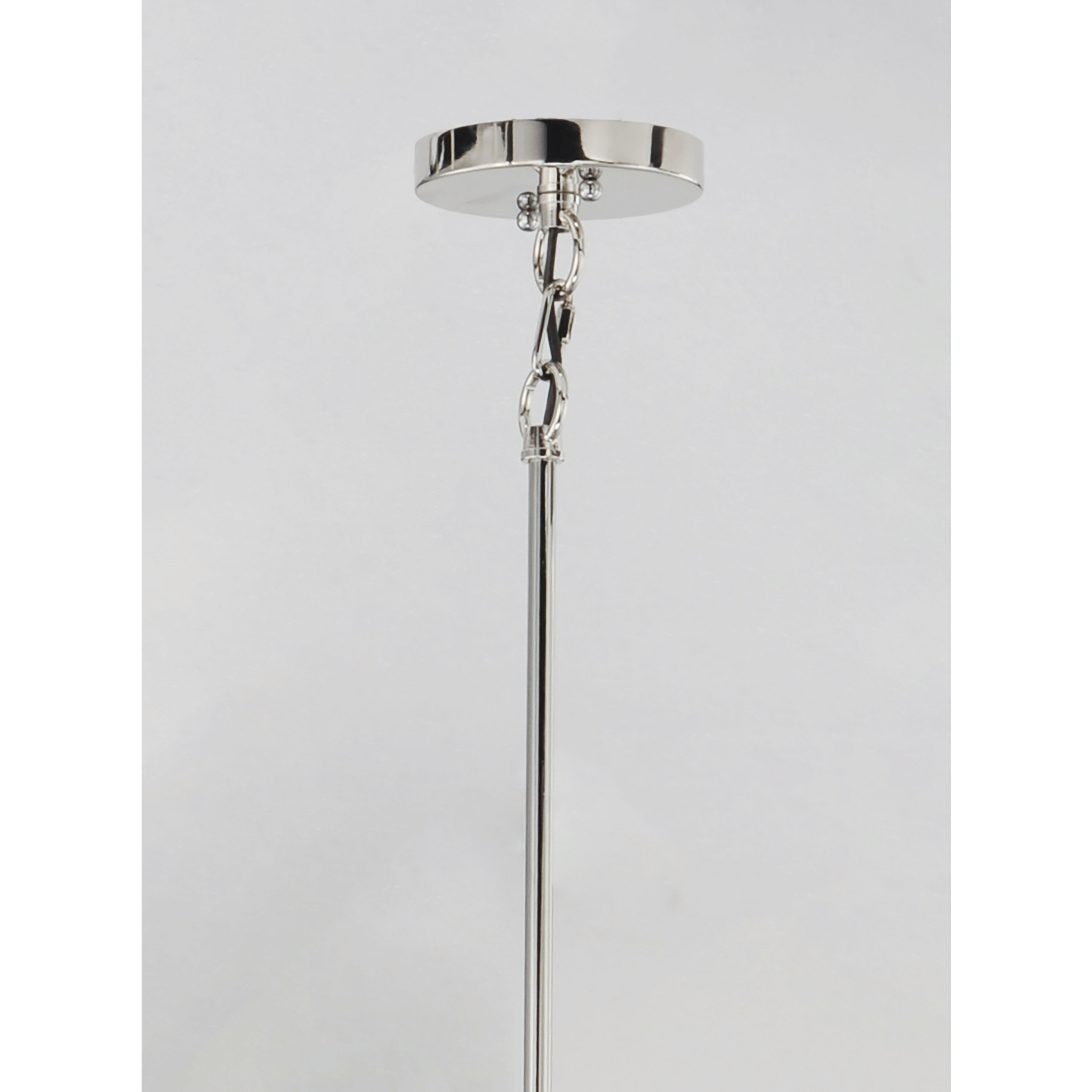 Revolution 1 Light 11 inch Polished Nickel Mini Pendant Ceiling Light