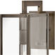 Max LED 19 inch Burnished Bronze Outdoor Wall Mount Lantern, Medium