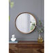 Wayne 31.5 X 31.5 inch Brown Wall Mirror