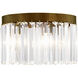 Ashton 4 Light 13 inch Hand Painted Palacial Bronze Flush Mount Ceiling Light