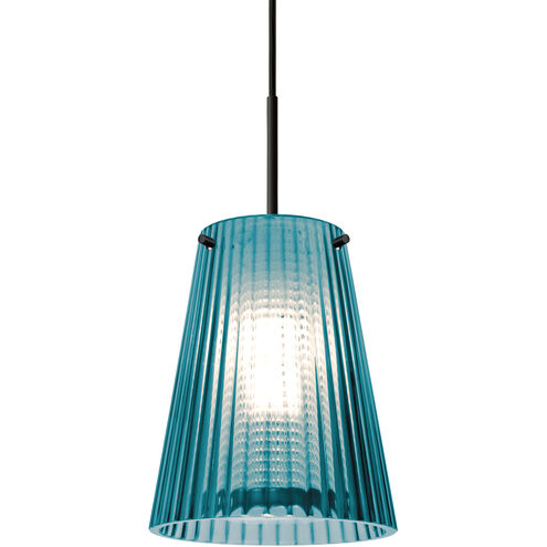 Dion 1 Light Black Cord Pendant Ceiling Light