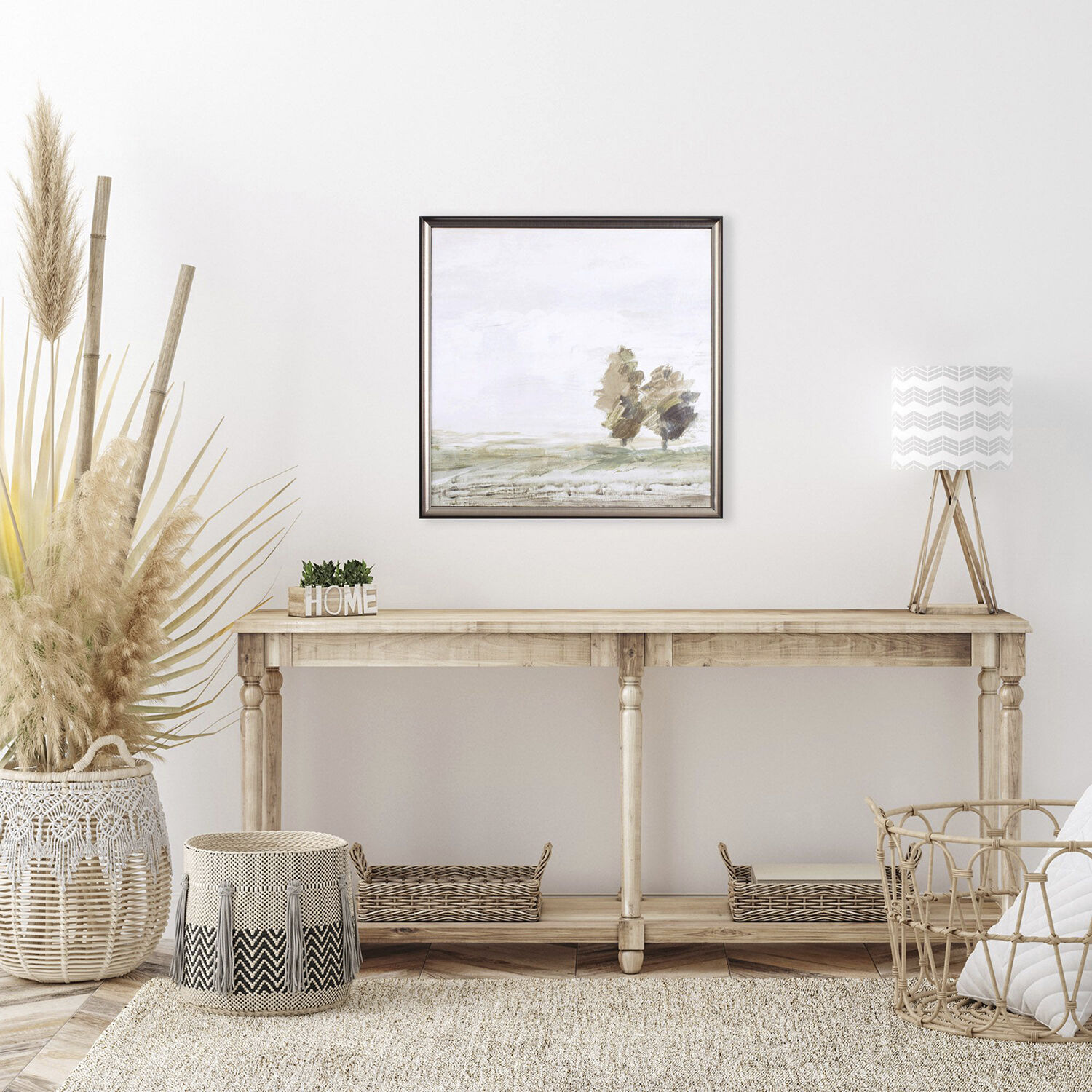 Morning Crisp 21 X 21 inch Non-Glass Framed Art, Propac