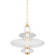 Williams LED 19 inch Aged Brass Pendant Ceiling Light