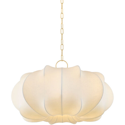 Keilah 1 Light 36 inch Aged Brass Pendant Ceiling Light