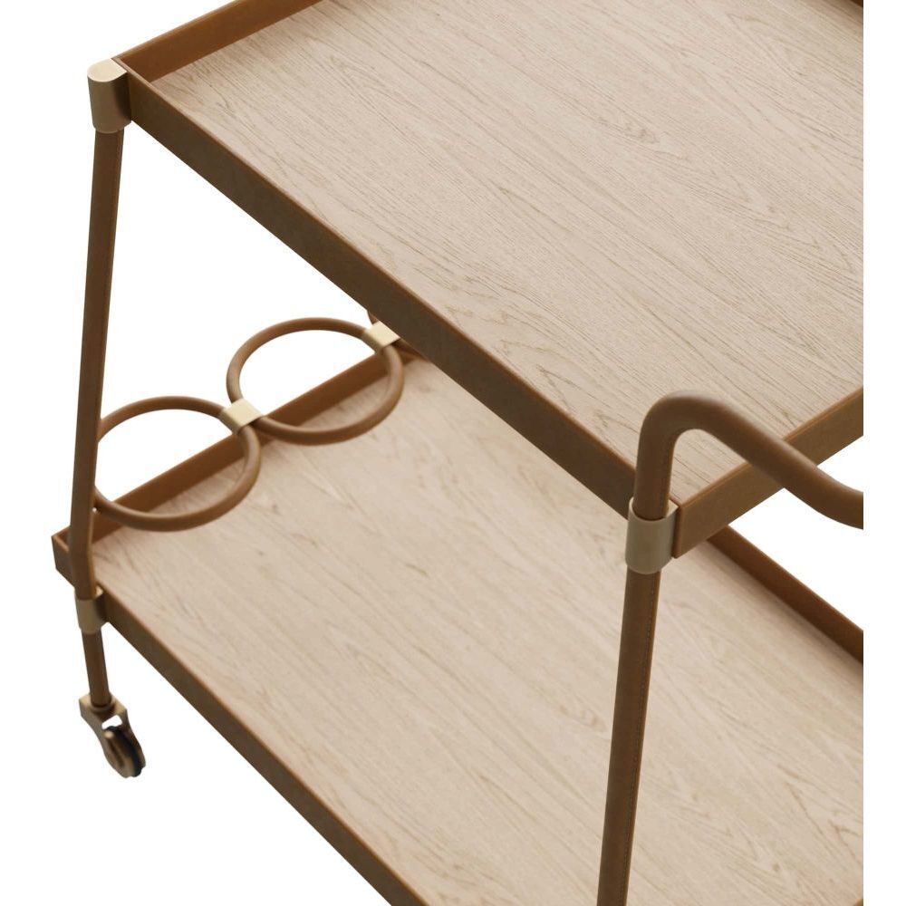 Sanders 33.5 inch Russet Bar Cart