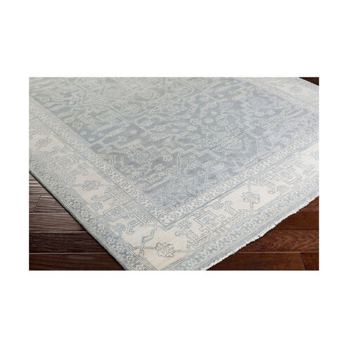 Sera 36 X 24 inch Blue and Gray Area Rug, Wool