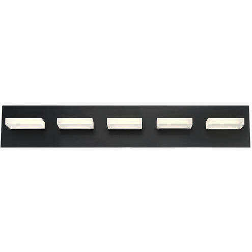 Olson LED 30 inch Black Vanity Light Wall Light