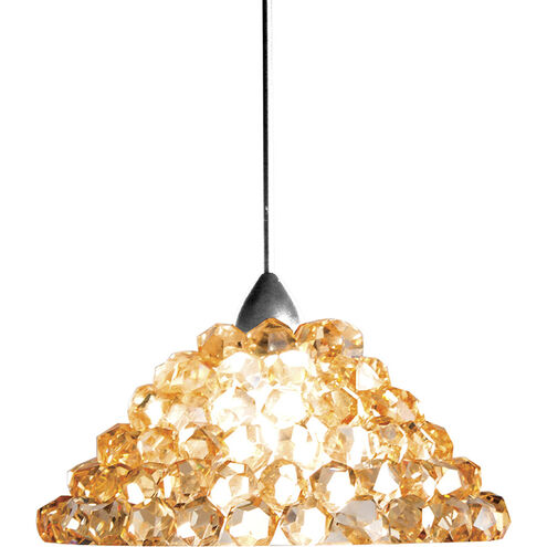 Eternity Jewelry LED 6 inch Chrome Pendant Ceiling Light in Canopy Mount MP