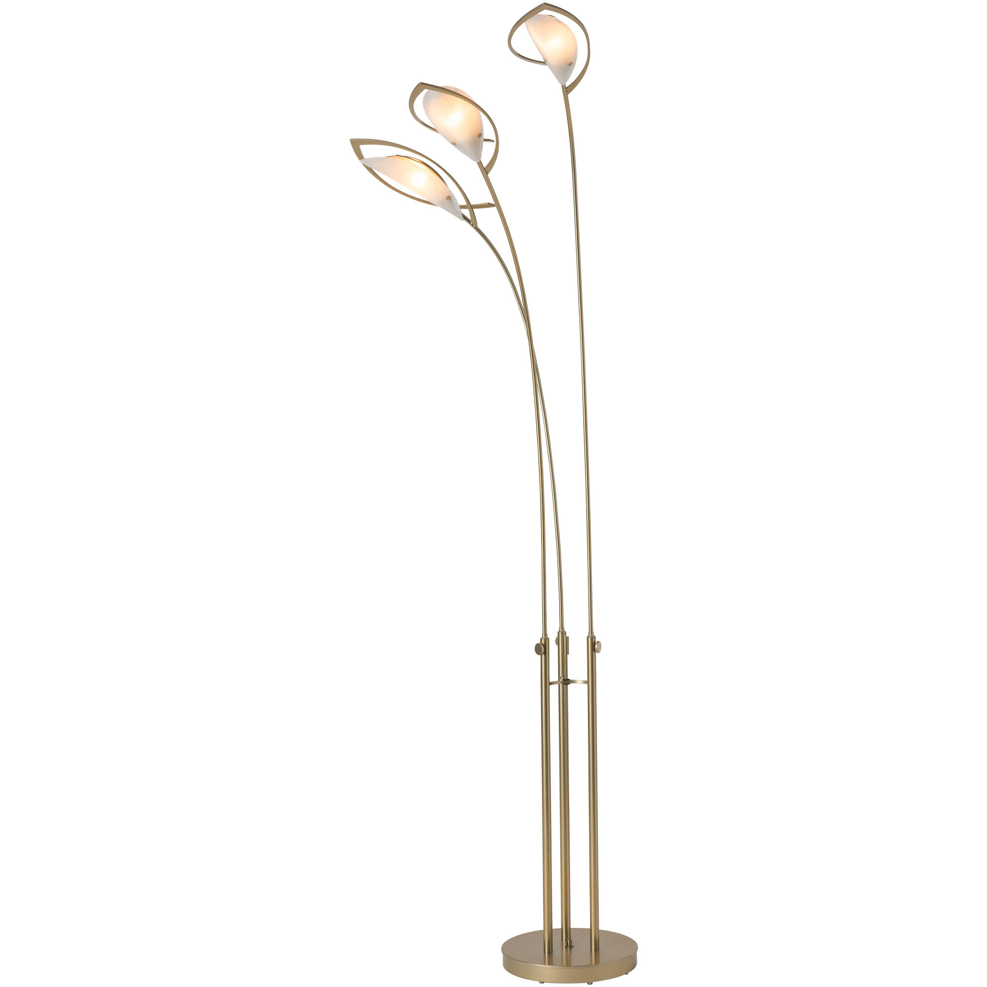 Aerial 79.4 inch 60.00 watt Modern Brass Torchiere Portable Light