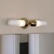 Thalia LED 24.75 inch Antique Gold Bathroom Light Wall Light