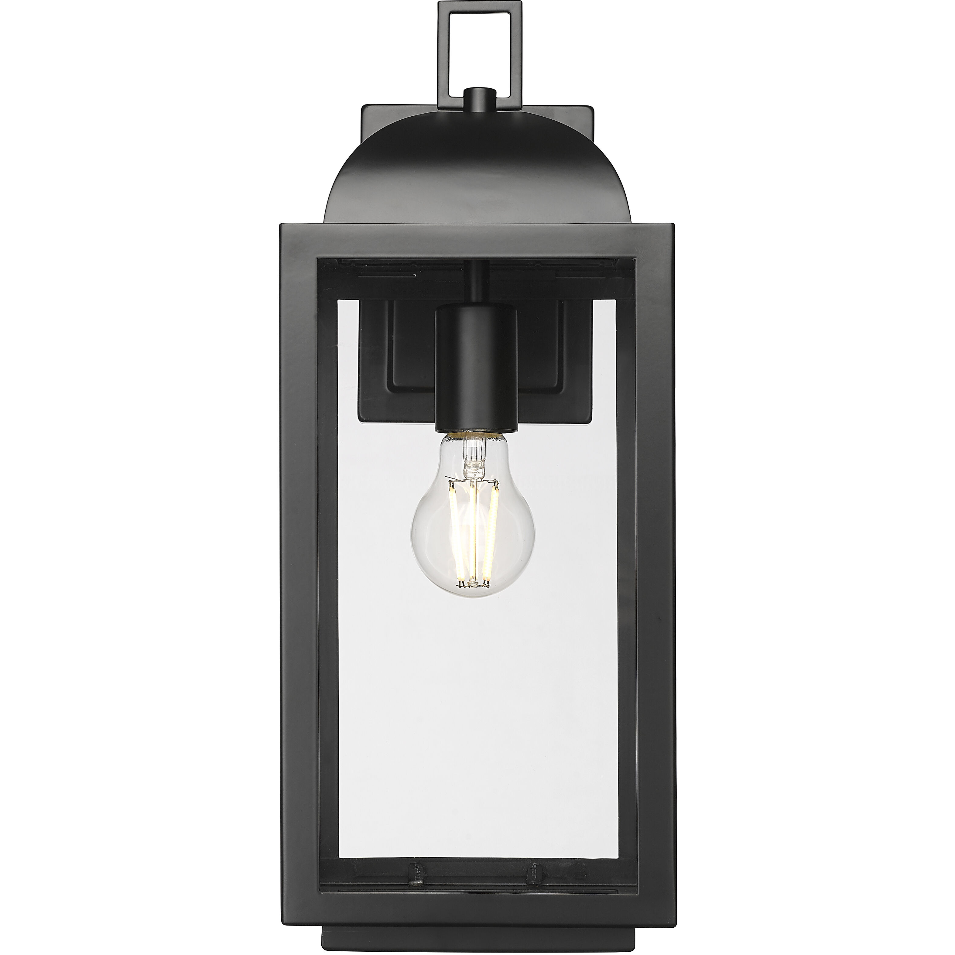 Beaufort 1 Light 17.75 inch Powder Coated Black Outdoor Wall Sconce