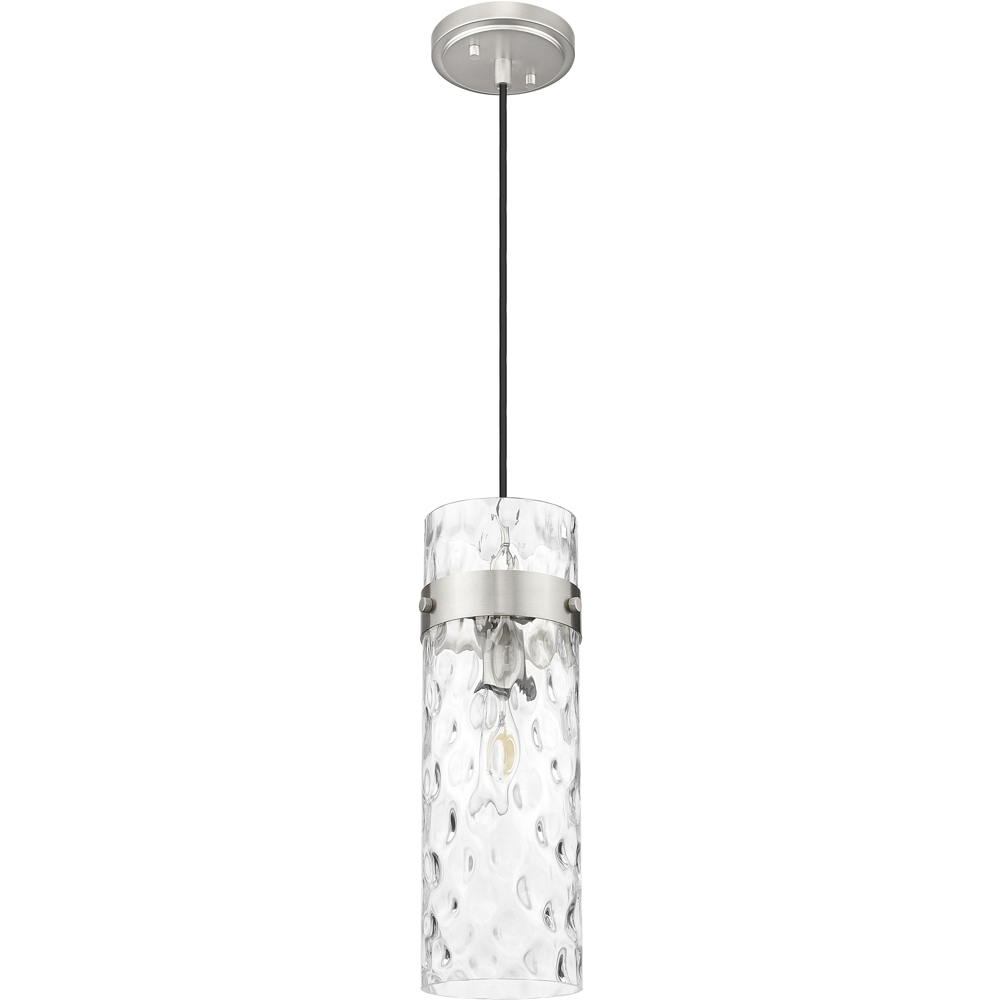 Fontaine 1 Light 5.75 inch Brushed Nickel Pendant Ceiling Light