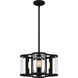 Renee 4 Light 15 inch Matte Black Pendant Ceiling Light