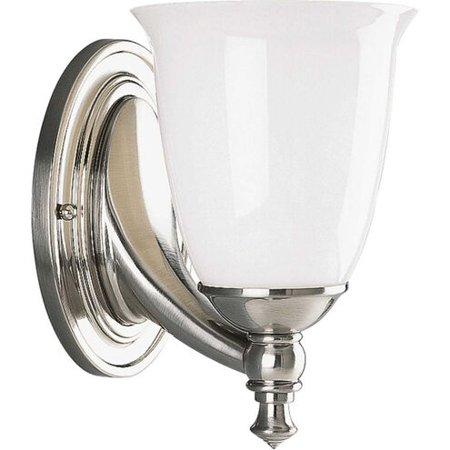 Juno 1 Light 6 inch Brushed Nickel Bath Vanity Wall Light, Delta