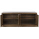 Genti 79 X 20 inch Dark Walnut Sideboard, 4 Door