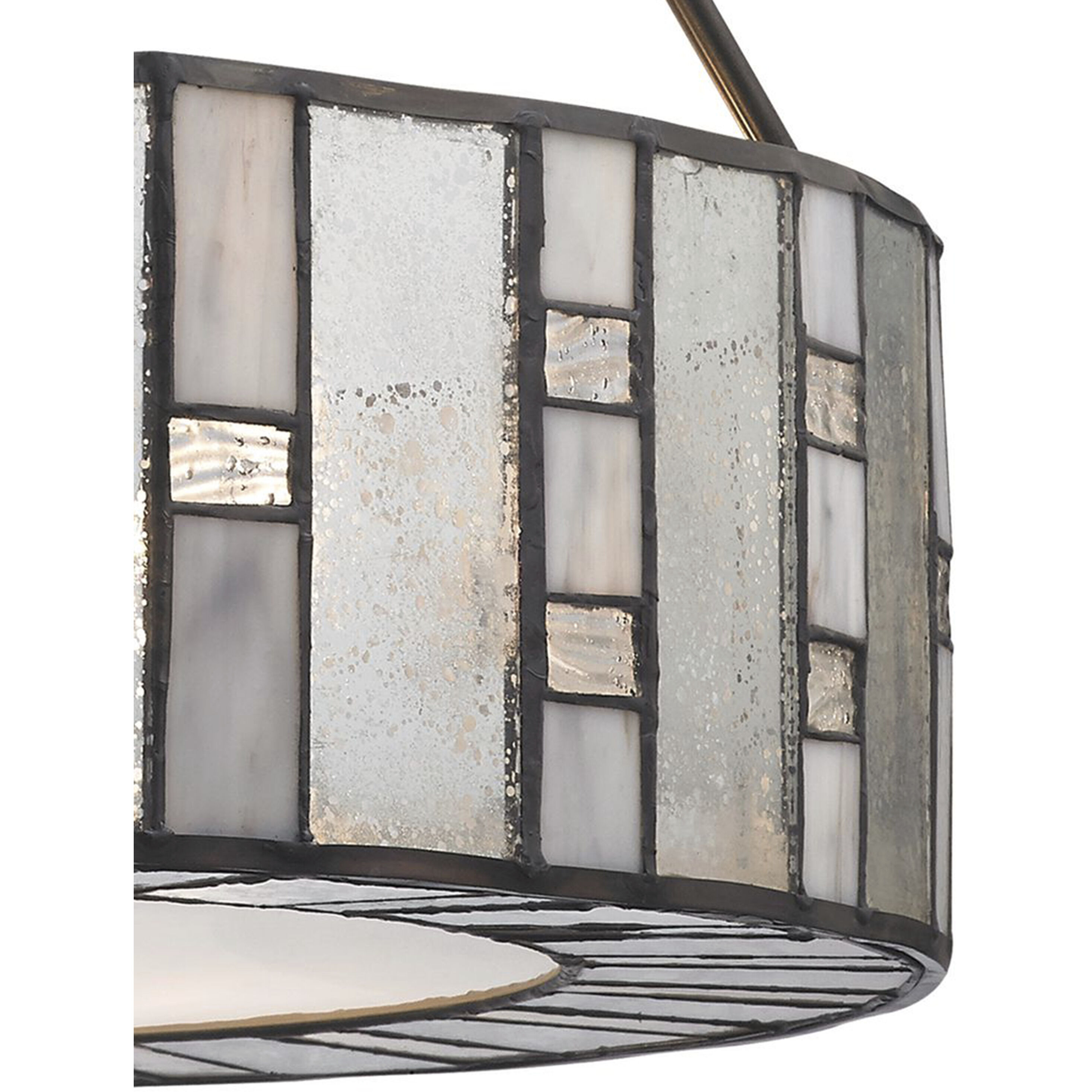 Ethan 3 Light 18 inch Tiffany Bronze Chandelier Ceiling Light