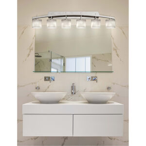 Clouds 6 Light 56.00 inch Bathroom Vanity Light