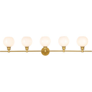 Syracuse 5 Light 47 inch Brass Wall sconce Wall Light