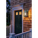 Norfield 1 Light 16 inch Verde Green Outdoor Sconce in Seedy Glass, Brass Traditions by Innovations Lighting