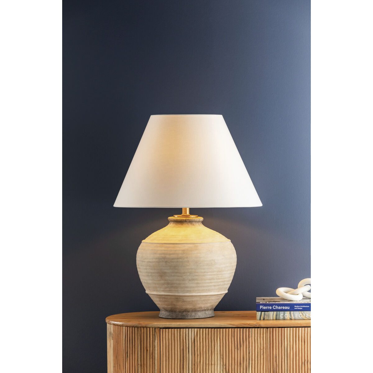 Malta 29 inch 120.00 watt Ash Table Lamp Portable Light