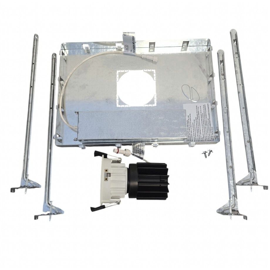 P22 White New Construction Recessed Kit