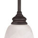 Essex 1 Light 6.25 inch Bronze Mini Pendant Ceiling Light