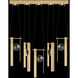 Aria 10 Light 43 inch Gold Pendant Ceiling Light