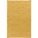 Kabru 36 X 24 inch Bright Yellow Rug