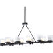 Donovan 10 Light 61.02 inch Bronze Highlight Chandelier Ceiling Light