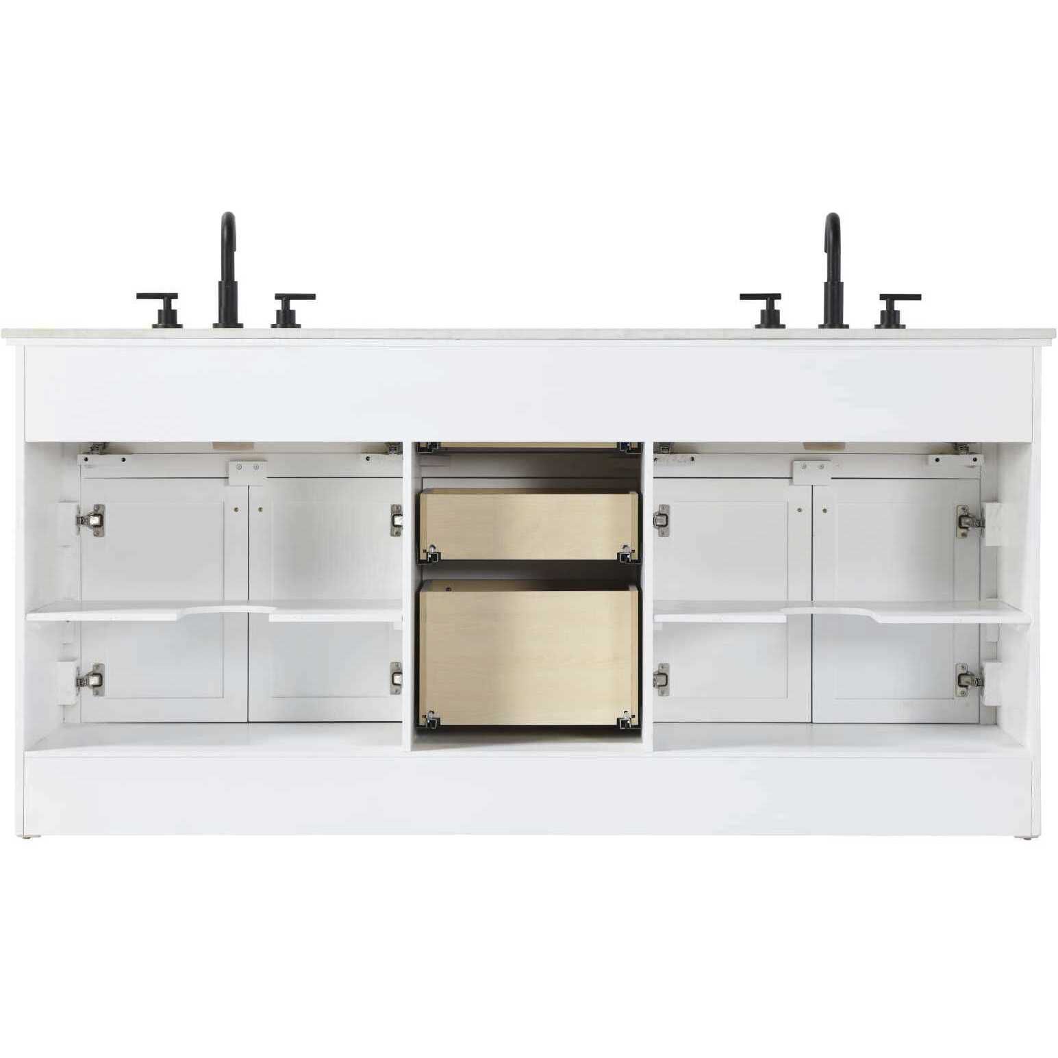 Remington 72 X 35 inch White Bathroom Vanity Cabinet