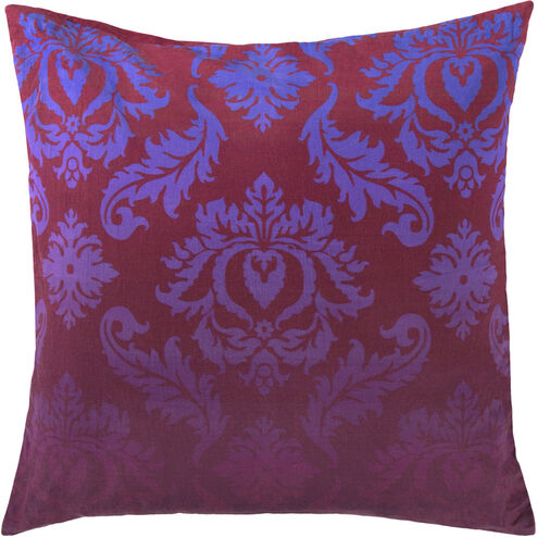 Elizabeth 22 inch Eggplant, Violet Pillow Kit