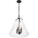 Voss 4 Light 18 inch Matte Black Pendant Ceiling Light