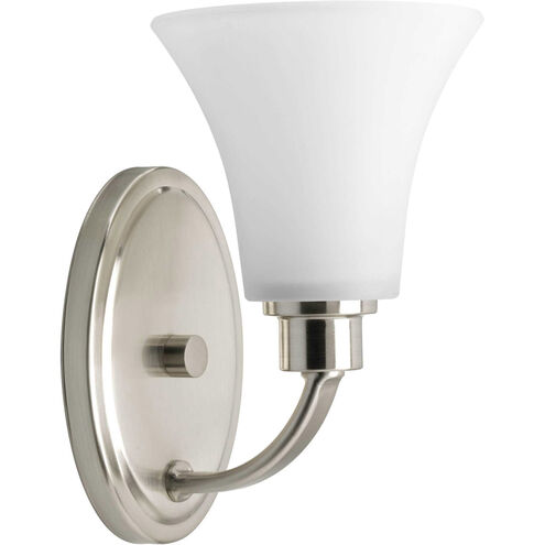Joy 1 Light 6 inch Brushed Nickel Bath Vanity Wall Light