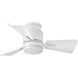 Regency Series Atom 30 inch Matte White Fan