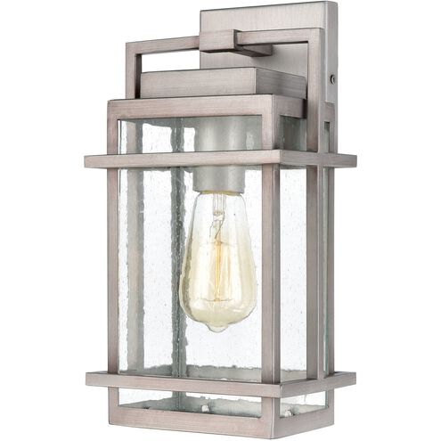 Breckenridge 1 Light 14 inch Weathered Zinc Outdoor Wall Sconce