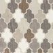Oasis 108 X 72 inch Charcoal/Taupe/Gray/Dark Brown/Light Beige/Tan Handmade Rug in 6 x 9, Rectangle