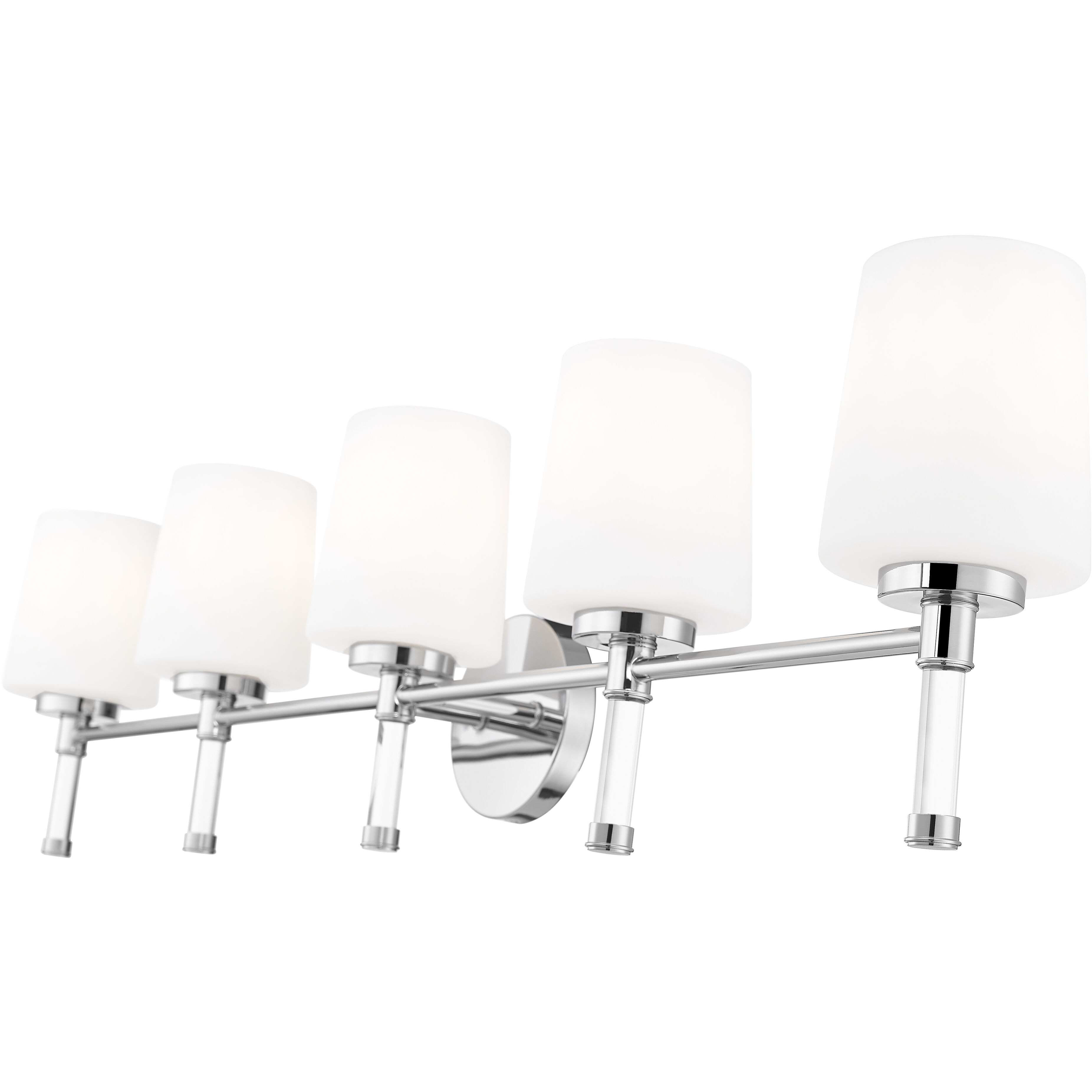 Henri Vanity Wall Light in Chrome