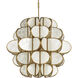 Galatea 9 Light 30 inch Brass Chandelier Ceiling Light