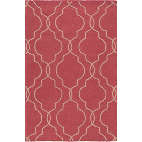 Seabrook 66 X 42 inch Rose, Cream Rug