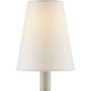Grasscloth Light Natural Tapered Chandelier Shade
