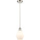 Ballston Cindyrella LED 6 inch Polished Nickel Mini Pendant Ceiling Light